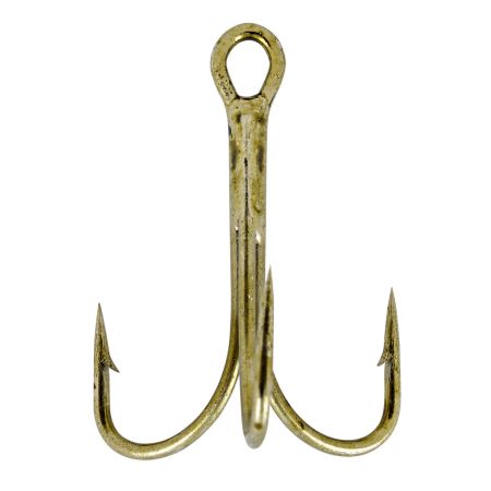 Bomgaars : South Bend Bronze Treble Hook, Size 2, 4-Pack : Hooks