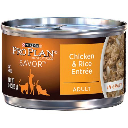 PURINA PRO PLAN Gravy High Protein Wet Cat Food COMPLETE ESSENTIALS Chicken Rice Entr e 3 OZ Can