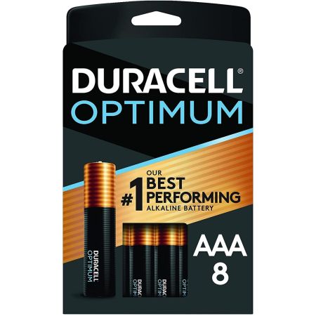 Duracell Optimum Alkaline Batteries 8 Pack DUROPT2400B8 AAA