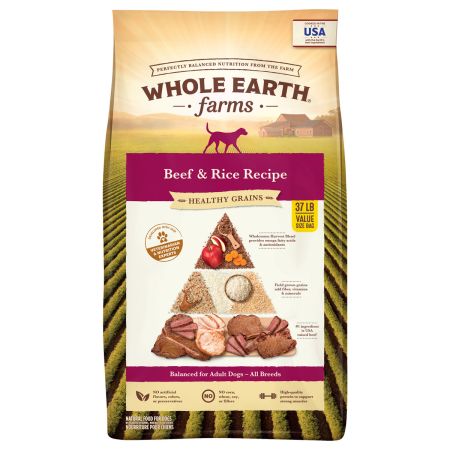 Bomgaars Whole Earth Farms Healthy Grains Dry Dog Food Beef and
