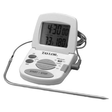 Bomgaars : Taylor Digital Cooking Thermometer With Probe & Timer