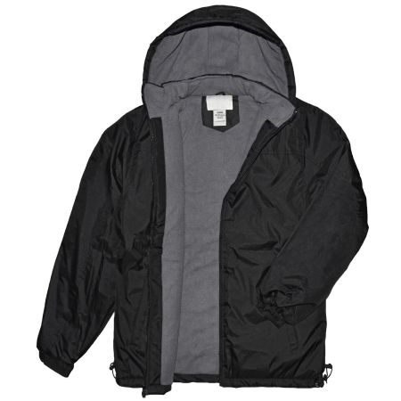 : Victory Sportswear Fleece-Lined Polyester Jacket with Hood : Jackets