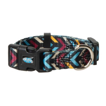 Bomgaars Weaver Pet Patterned Adjustable Snap N Go Dog Collar
