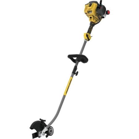 dewalt 27cc 2 cycle gas edger with attachment capability