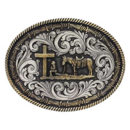 Christian belt buckles on sale