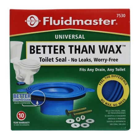 Fluidmaster Toilet Bowl Wax Ring Gasket, Flanged