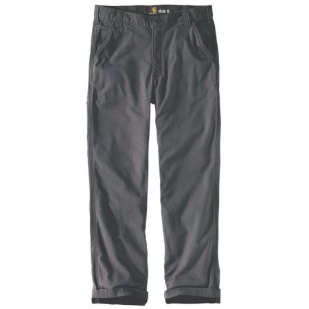 Bomgaars : Carhartt RUGGED FLEX® Relaxed Fit Canvas Flannel-Lined Utility  Work Pant : Pants