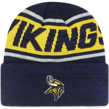 NFL Vikings Bitter Cuffed Knit Hat JU12 Purple One Size Fits Most