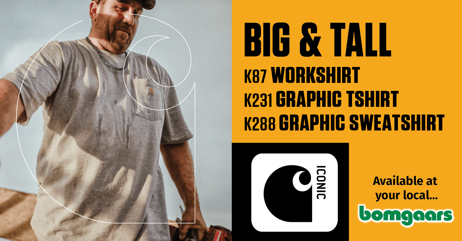 Carhartt Big and Tall Work Clothes available at Bomgaars