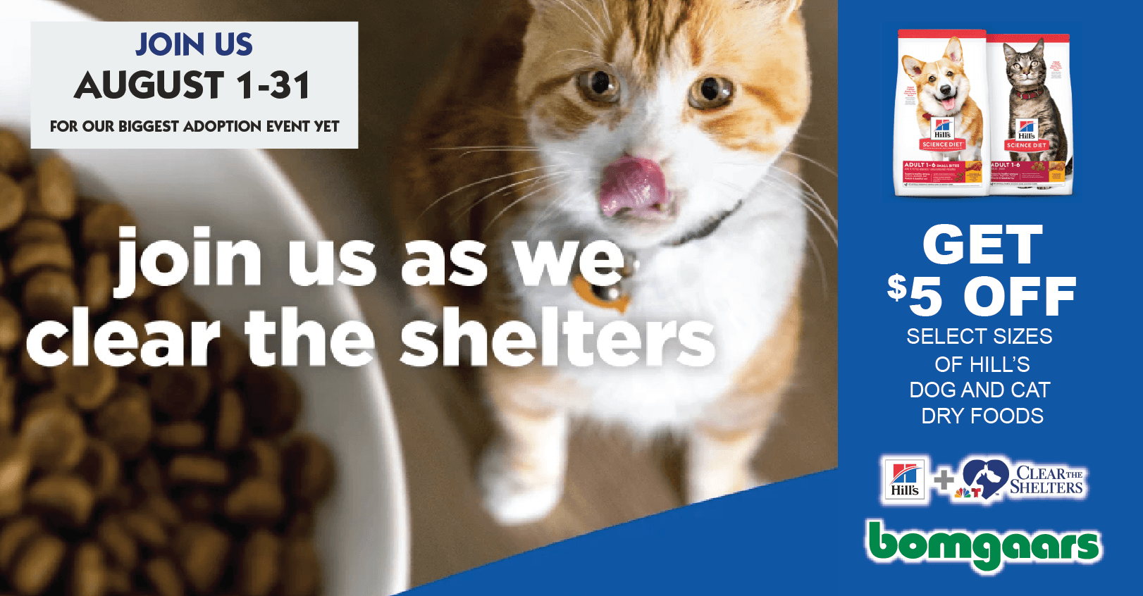 Hills Science Diet | Clear the Shelters