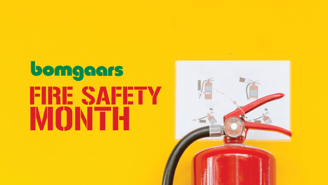 BOMGAARS BLOG: October is Fire Safety Month