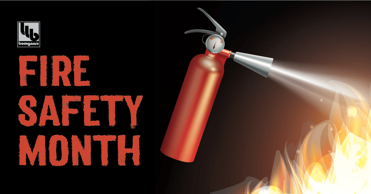 BOMGAARS BLOG: October is Fire Safety Month