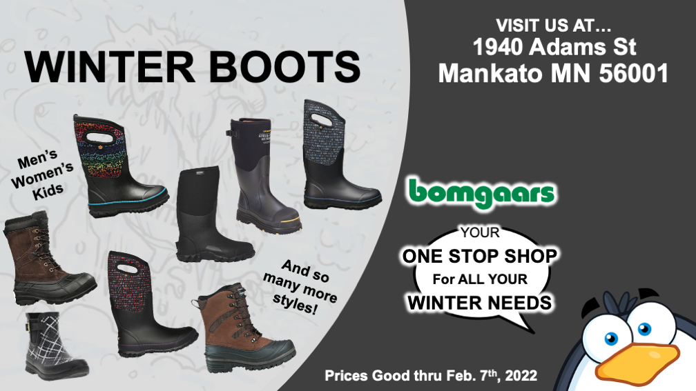 MANKATO, MN Winter Boots 50% OFF