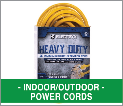 Electryx Indoor/Outdoor Power Cords