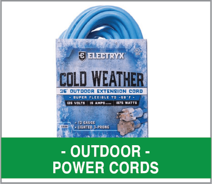 Electryx Outdoor Power Cords