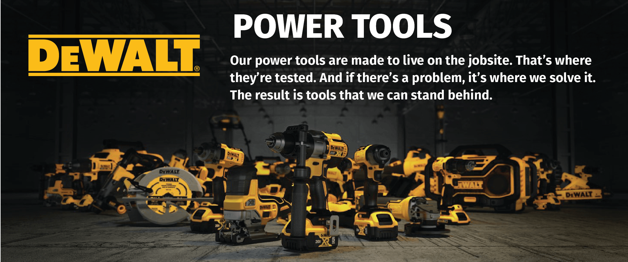 Featured Brands Dewalt