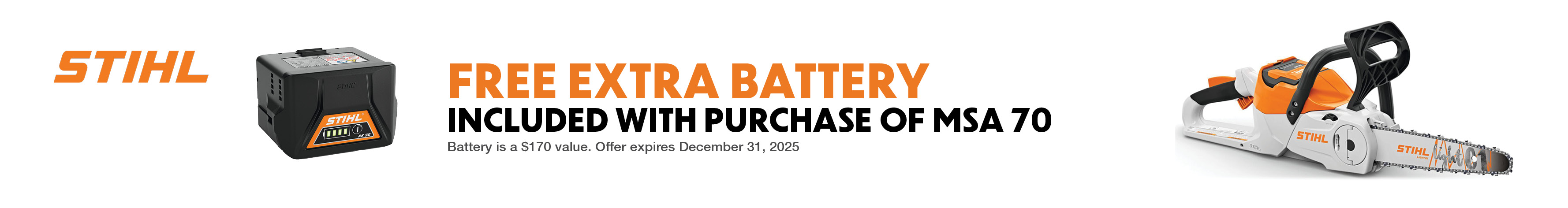 Stihl $50 Off MS 250 Chainsaw