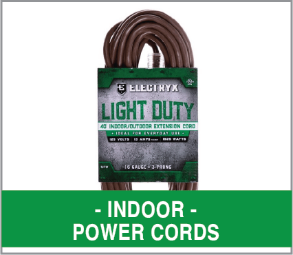 Electryx Indoor Power Cords