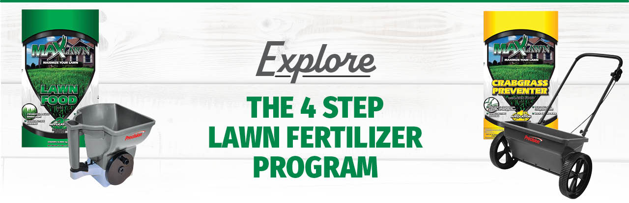 A 4-Step Lawn Fertilizer Program