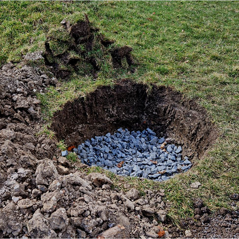 Hole for a Fire Pit