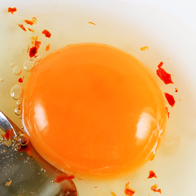 Meat Spots in egg white