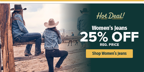 25% Off Women's Jeans