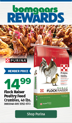 Purina Flock Raiser Poultry Crumbles 14.99