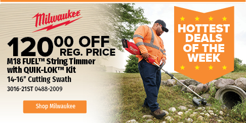 Milwaukee String Trimmer Quik-Lok Kit 3016-21St Hot Deal