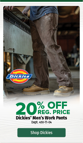 20% Off Dickies Work Pants