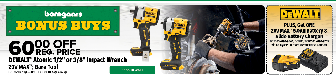 DeWALT Impact Wrench Get Battery and Charger DeWALT Impact Wrench Get Battery and Charger