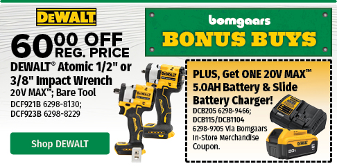 DeWALT Impact Wrench Get Battery and Charger DeWALT Impact Wrench Get Battery and Charger