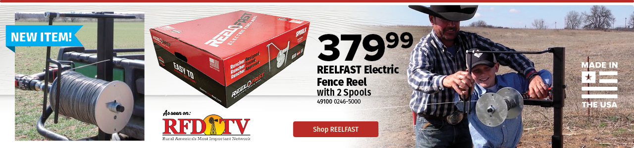 REELFAST Electric Fence Reel REELFAST Electric Fence Reel