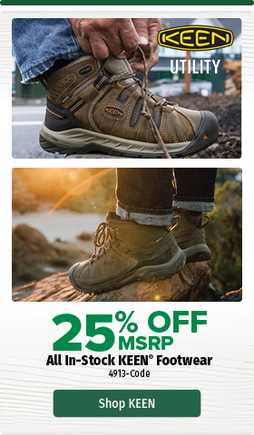 25% Off MSRP In-Stock KEEN® Footwear