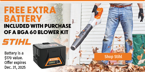 Stihl Free AK 30 Battery with purchase of BGA 60 Blower Stihl Free AK 30 Battery with purchase of BGA 60 Blower