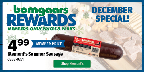 Summer Sausage $4.99 Summer Sausage $4.99