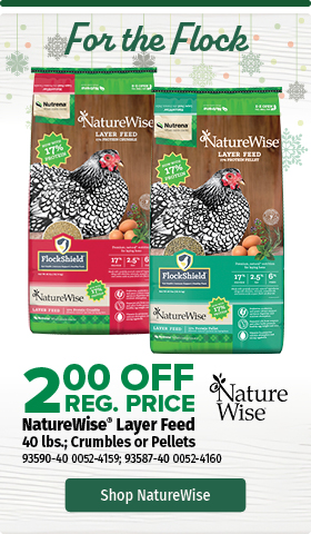 $2 Off Naturewise Layer Feed