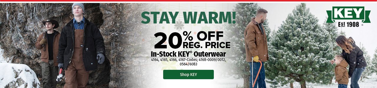 20% Off Reg. Price In Stock Key Outerwear 20% Off Reg. Price In Stock Key Outerwear