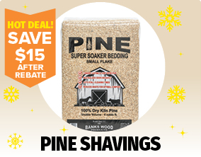 Small Flake Pine Shavings $5.99 With $2 Rebate Small Flake Pine Shavings $5.99 With $2 Rebate