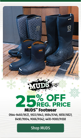 25% Off Noble Outfitters Reg. Price Muds Footwear