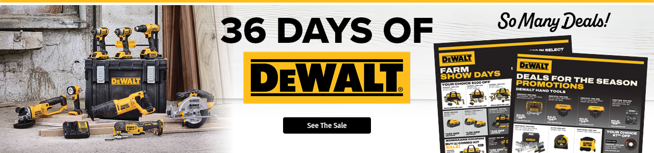 36 DAYS of DEWALT 36 DAYS of DEWALT