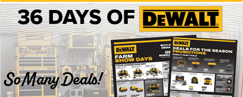36 DAYS of DEWALT 36 DAYS of DEWALT