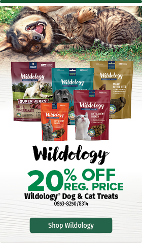 20% off Wildology Treats