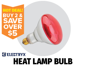 2/$5 Heat Lamp Bulb