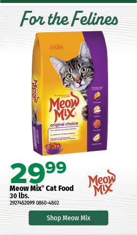 29.99 Meow Mix Cat Food