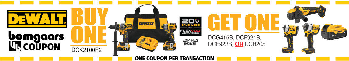 DEWALT ADDED VALUE COUPONS DEWALT ADDED VALUE COUPONS