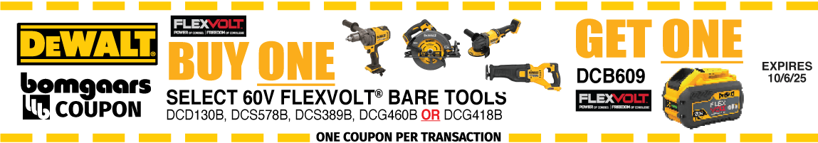 FlexVolt Tools DEWALT Coupon