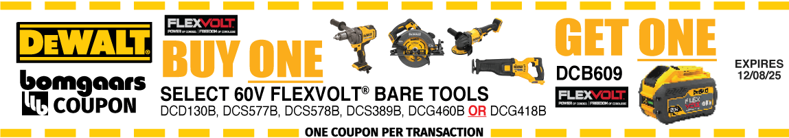FlexVolt Tools DEWALT Coupon