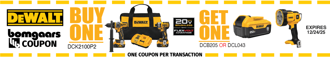 DEWALT ADDED VALUE COUPONS DEWALT ADDED VALUE COUPONS