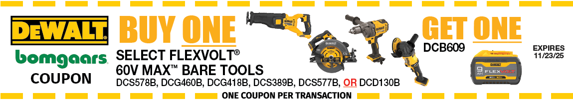 FlexVolt Tools DEWALT Coupon